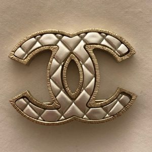 Authentic Chanel brooch” Just Sharing”